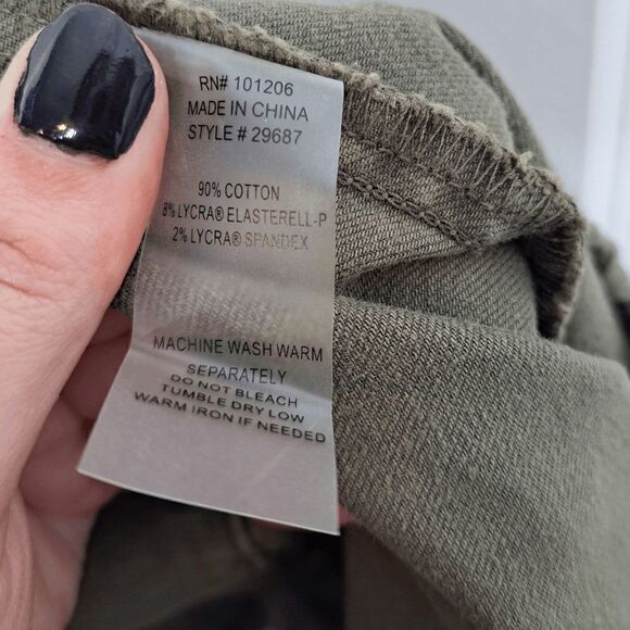 Soft Surroundings Pippa Pull On Pants in Green size Large - Picture 7 of 7